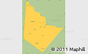 Savanna Style Simple Map of Reeves County, single color outside