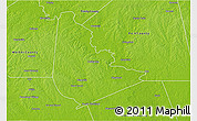 Physical 3D Map of San Jacinto County