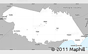 Gray Simple Map of San Patricio County