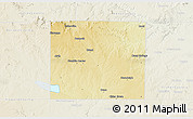 Physical 3D Map of Scurry County, lighten