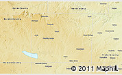 Physical 3D Map of Scurry County