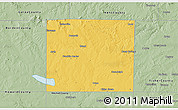 Savanna Style 3D Map of Scurry County