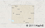 Shaded Relief 3D Map of Scurry County, lighten