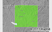 Political Map of Scurry County, desaturated