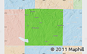 Political Map of Scurry County, lighten