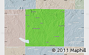 Political Map of Scurry County, lighten, semi-desaturated