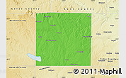 Political Map of Scurry County, physical outside