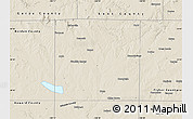 Shaded Relief Map of Scurry County