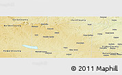 Physical Panoramic Map of Scurry County