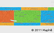 Political Panoramic Map of Scurry County