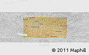 Satellite Panoramic Map of Scurry County, lighten, desaturated