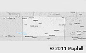 Silver Style Panoramic Map of Scurry County
