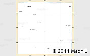 Classic Style Simple Map of Scurry County, single color outside