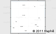 Gray Simple Map of Stephens County, single color outside