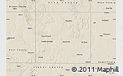 Shaded Relief Map of Stonewall County