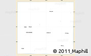 Classic Style Simple Map of Stonewall County, single color outside