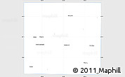 Silver Style Simple Map of Stonewall County, single color outside