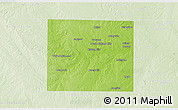 Physical 3D Map of Tarrant County, lighten