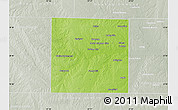 Physical Map of Tarrant County, lighten, semi-desaturated