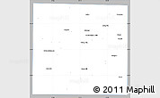 Gray Simple Map of Tarrant County, single color outside