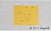 Physical 3D Map of Terry County, lighten, desaturated