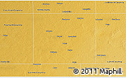 Physical 3D Map of Terry County