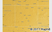 Physical Map of Terry County