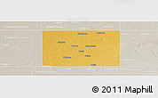 Physical Panoramic Map of Terry County, lighten, semi-desaturated