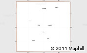 Classic Style Simple Map of Terry County, cropped outside