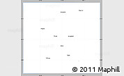 Gray Simple Map of Terry County, single color outside