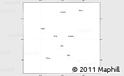 Silver Style Simple Map of Terry County, cropped outside