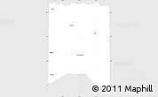 Silver Style Simple Map of Titus County, single color outside