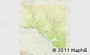 Physical Map of Val Verde County, lighten