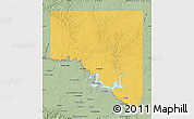 Savanna Style Map of Val Verde County