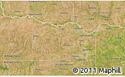 Satellite 3D Map of Wichita County