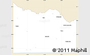 Classic Style Simple Map of Wichita County, single color outside