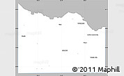 Gray Simple Map of Wichita County, single color outside