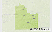 Physical 3D Map of Wilbarger County, lighten