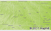 Physical 3D Map of Wise County
