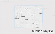 Silver Style 3D Map of Wise County, single color outside