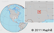 Gray Location Map of Wise County