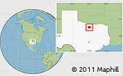 Savanna Style Location Map of Wise County, highlighted parent region