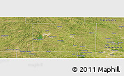 Satellite Panoramic Map of Wise County