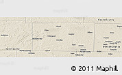 Shaded Relief Panoramic Map of Wise County