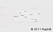 Silver Style Panoramic Map of Wise County, single color outside