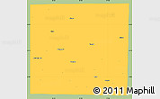 Savanna Style Simple Map of Wise County, single color outside