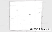 Silver Style Simple Map of Wise County, cropped outside