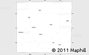 Silver Style Simple Map of Wise County