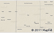 Shaded Relief 3D Map of Yoakum County
