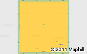 Savanna Style Simple Map of Yoakum County, single color outside